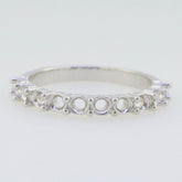 Sterling Silver Semi Mount Ring Setting Round RD 3x3mm 1680R - Syzjewelry